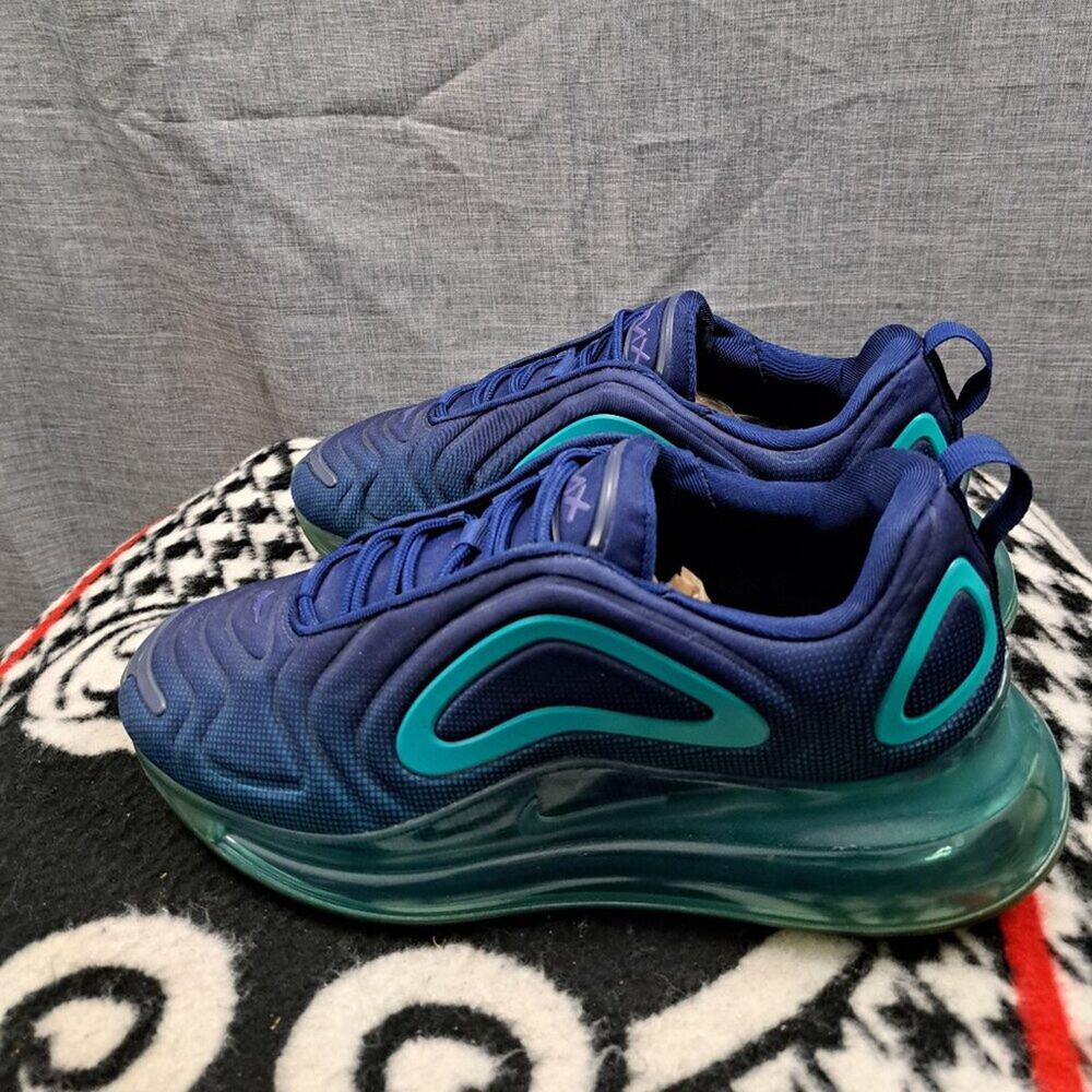 %Men Nike Air Max 720 Nightsade Sea Forest Blue Green Teal Size 9 / A 20
